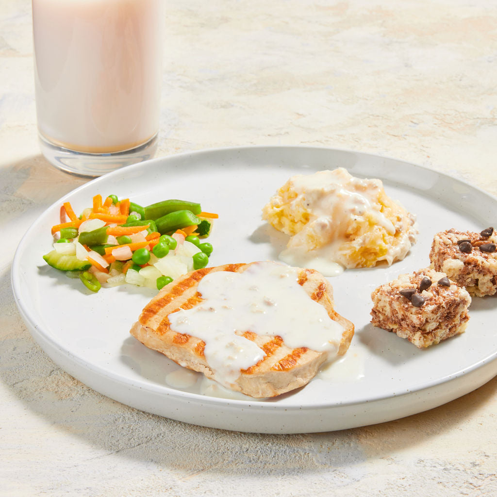 Boneless Pork Chop Dinner