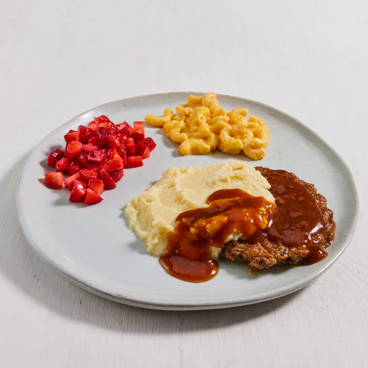 Chopped Steak Patty and Beef Gravy